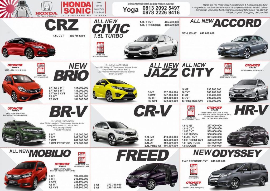 Gambar: Brosur penjualan mobil yang bagus, sumber: @overblog